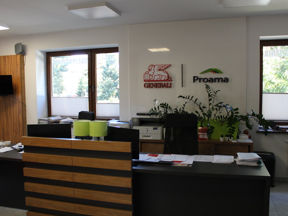 Recepcja Agencji Ubezpieczeniowej Enter