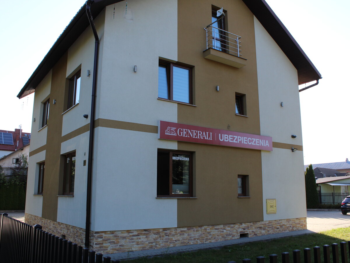 Siedziba Agencji Ubezpieczeniowej Enter przy ulicy Krasickiego w Nowym Sączu